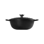 Чугунная кастрюля Le Creuset, матовый черный - фото 2
