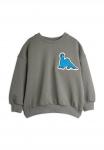 Толстовка Mini Rodini DINO PATCH UNISEX, Grey - фото