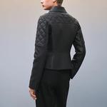 Куртка женская черная Hermes - фото 3