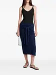 Юбка миди Phelan Proenza Schouler White Label, синий - фото 2