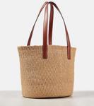 Лошадь Медаль Большая сумка-корзина Chloé, бежевый - фото 4