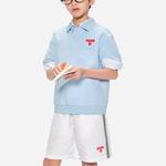 PUMA Поло SS25 Denim Light Blue детское - фото 4