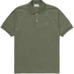 LACOSTE Поло мужское оливковое - фото
