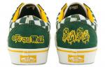 Обувь для скейтбординга Vans Old Skool унисекс, Green, white, yellow - фото 4