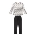 Sanetta Пижама в цвете Black, Pearl White - фото 2