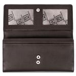 Karla Hanson Кожаный кошелек-конверт с RFID-блокировкой Karla Hanson, черный - фото