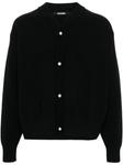 Jacquemus кардиган на кнопках, черный - фото
