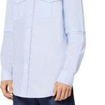 Футболка мужская VERSACE, синяя в стиле пэчворк - фото 7