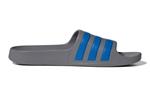 Тапочки adidas Adilette Aqua K Grey/Blue, серый - фото 2