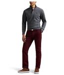 Пуловер Polo Ralph Lauren Luxury Jersey Quarter-Zip Pullover, цвет Barclay Heather - фото 3