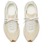 TORY BURCH Tory Suede Low top Casual Shoes Women's Light Cream - фото 5