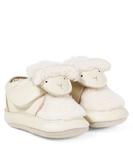 Детские кожаные кроссовки Matijn Donsje, Cream Leather - фото