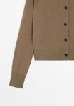 Кардиган Massimo Dutti BUTTONED LONG SLEEVE WITH CREW NECK, Brown - фото 6