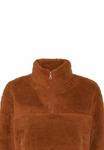 Джемпер Girlfriend Collective HALF ZIP, Mocha Bisque/Brown - фото 3