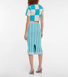 Полосатая миди-юбка Jacquemus, Multi-Blue - фото 3