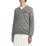 CDG Play Джемпер унисекс серый - фото 4