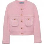 Кашемировый кардиган Prada, розовый - фото 3