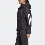 Стеганая куртка женская черная Adidas - фото 5