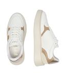 Кроссовки кожаные Furla, белый / золотой - фото 4