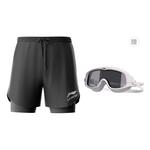 ЛиНинг Плавательные Шорты Мужские Черные, Черный Модный и Стильный Комплект - фото 7