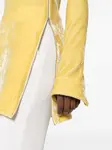 Бархатная блузка с длинными рукавами JIL SANDER, желтый - фото 5
