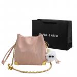 Сумка через плечо PINK·LAND, Экрю - фото 4