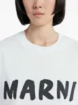 Футболка с логотипом Marni, белый - фото 5