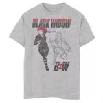 Футболка с рисунком Marvel Black Widow для мальчиков 8–20 лет Marvel - фото