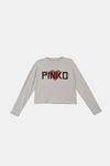 Детский лонгслив Pinko, серый - фото