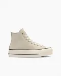 Кеды All Star (R) Lifted HI Platform High-Cut Converse, цвет Milk White - фото 4