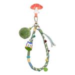 Лабубу Pop Mart The Monsters Labubu Pom Party Key Chain 'Green' - фото