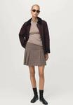 Юбка Mango Pleated skirt, Brown - фото 2