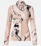 Сатиновая рубашка с орхидеями Pucci, розовый - фото