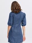 Платье-рубашка b.young BYKapuca, синий деним - фото 4