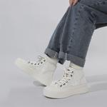 Женские высокие кеды SEMIR, бежевые - фото 10