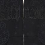 Толстовка Supreme Leather Appliqué Zip Up Hooded Sweatshirt, Black - фото 3
