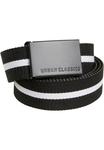Ремень SINGLE Urban Classics, цвет black/white stripe black - фото
