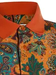 Поло с принтом "пейсли" Etro, оранжевый - фото 5