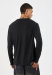 Топ YOURTURN SLOUCHY LONG SLEEVED TOP WITH POCKET UNISEX, True Black/Black - фото 5