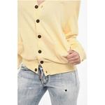 Желтый хлопковый свитер Dsquared2, Yellow - фото 3