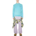 Свитшот с нашивкой Face Logo Acne Studios, синий - фото 5