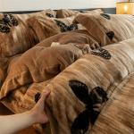 LUOLAI HOME Комплект постельного белья, 200 см, 4 предмета - фото 7