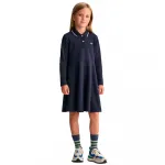 Платье Gant 751135 long sleeve long, синий - фото