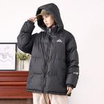 Пуховик унисекс BOTH PLAY, розовый с воротником стойкой (69918) - фото 8