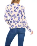 Свитер с цветочным принтом Cece, мультиколор - фото 2