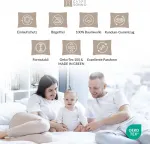 Простыня на резинке из плотного джерси 130x200 антрацит Carpe Sonno - фото 4