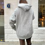 Унисекс худи BRNR, морской синий (с флисовой подкладкой) - фото 10