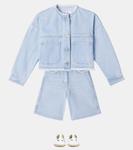 Джинсовая куртка Il Gufo, Blue Bleached - фото 2