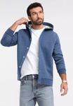 Кардиган BUTTON UP HOODIE Ombre, темно-синий - фото 5