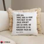 Декоративная поудшка 22Feels, белый - фото